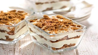 Recette du tiramisu au spéculoos.