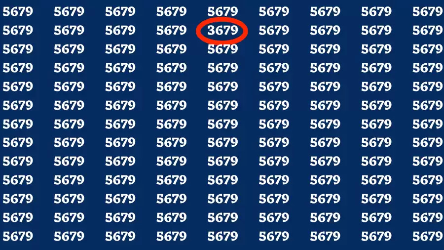 test-dobservation-cerebrale-si-vous-avez-des-yeux-daigle-trouvez-le-numero-3679-parmi-5679-en-20-secondes