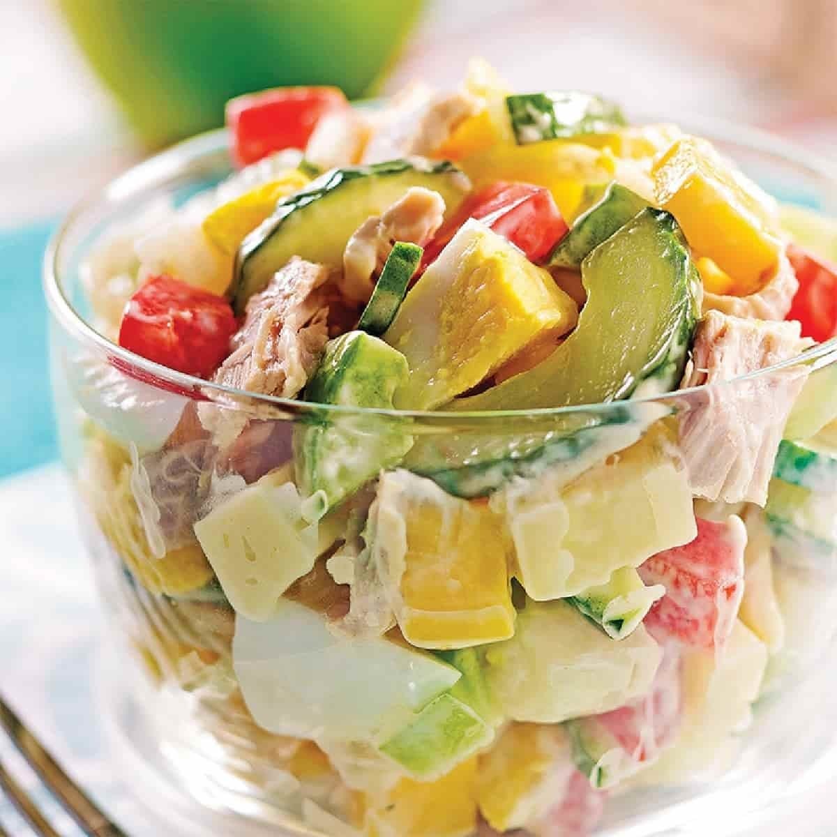 SALADE DE THON À LA MANGUE