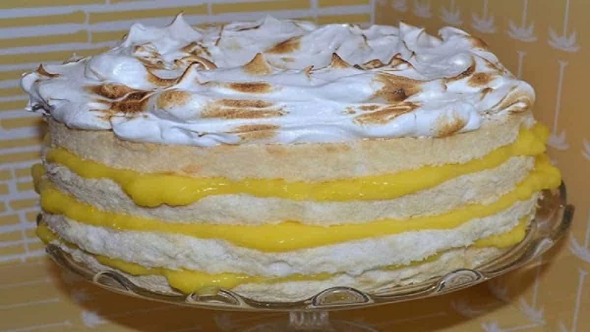 Gâteau des anges au citron