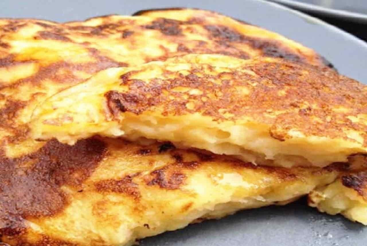 Crêpes légères pommes fromage blanc