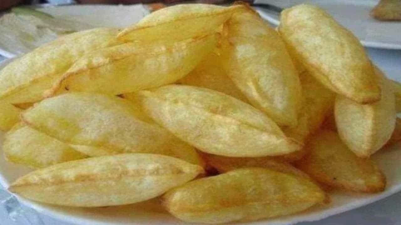 Pommes de terre soufflées