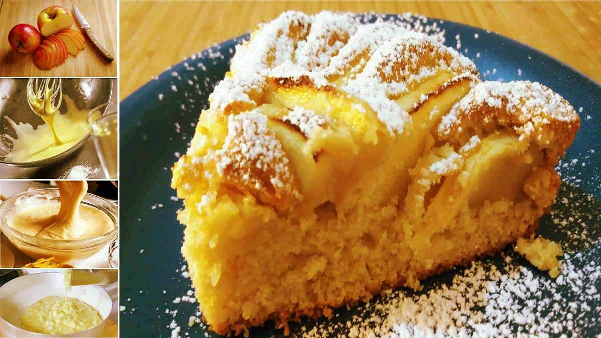 Gâteau aux pommes de grand-mère, La vraie Recette Traditionnelle