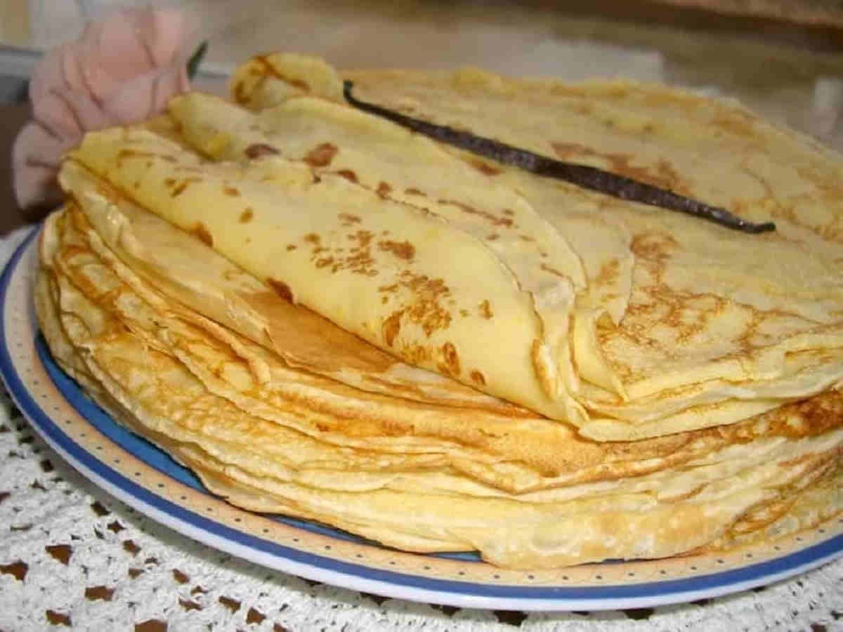 Crêpe vanille Cyril Lignac