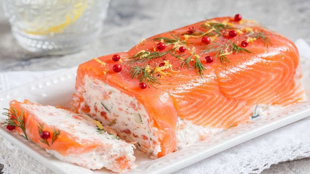 Terrine de saumon au fromage à la crème