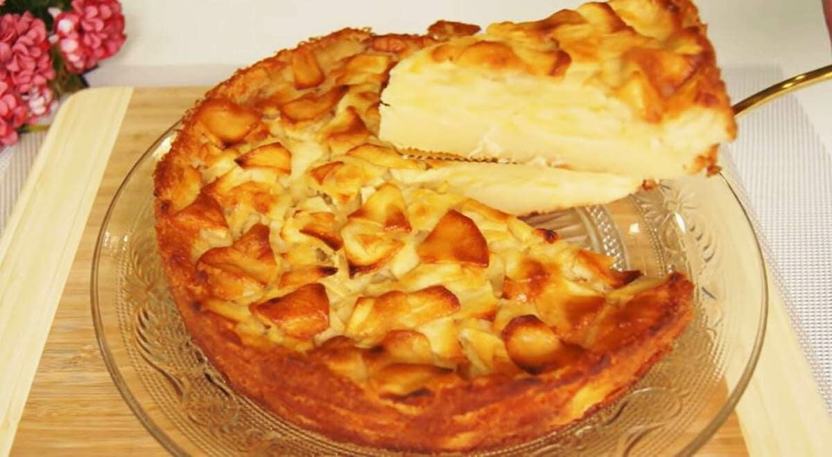 Gâteau aux pommes dorées