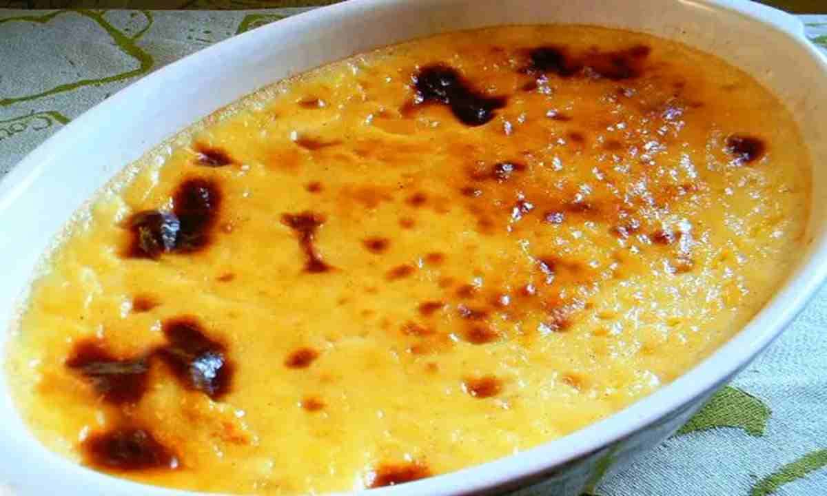 Crème aux oeufs à l'ancienne