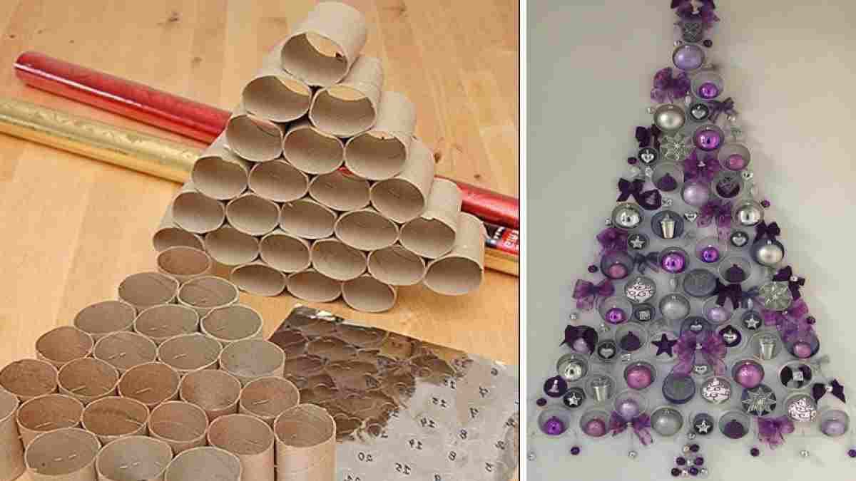 sapin-de-noel-diy-avec-des-rouleaux-de-papier-toilette-de-nombreuses-idees-simples-et-originales